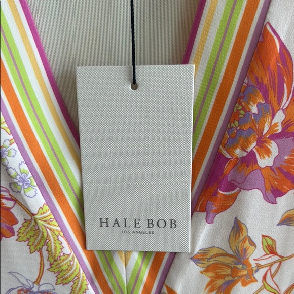 Hale Bob V Neck Dress AbsolutelySuitable Floral  Pockets Travel Small NWT - Picture 9 of 16